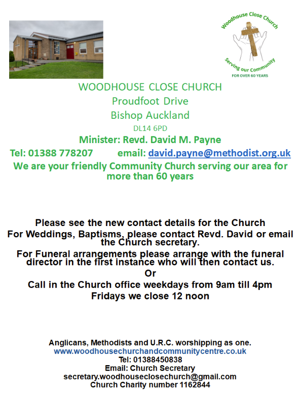 Church Contact Details