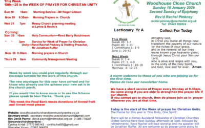 News Sheet 18/01/2026