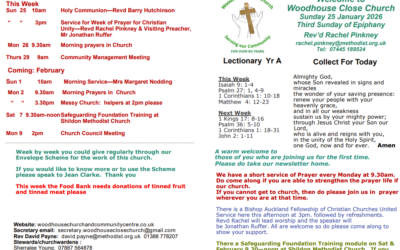 News Sheet 25/01/2026