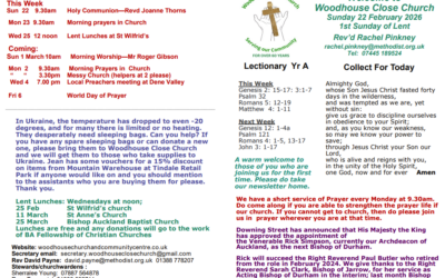 News Sheet 22/02/2026