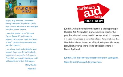 Prostate Cancer – Walk 100 Miles in May