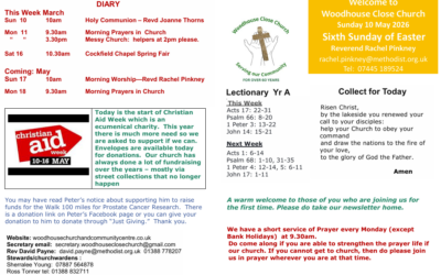 News Sheet 10/05/2026