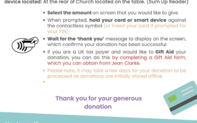 Give by Card to Support Woodhouse Close Church